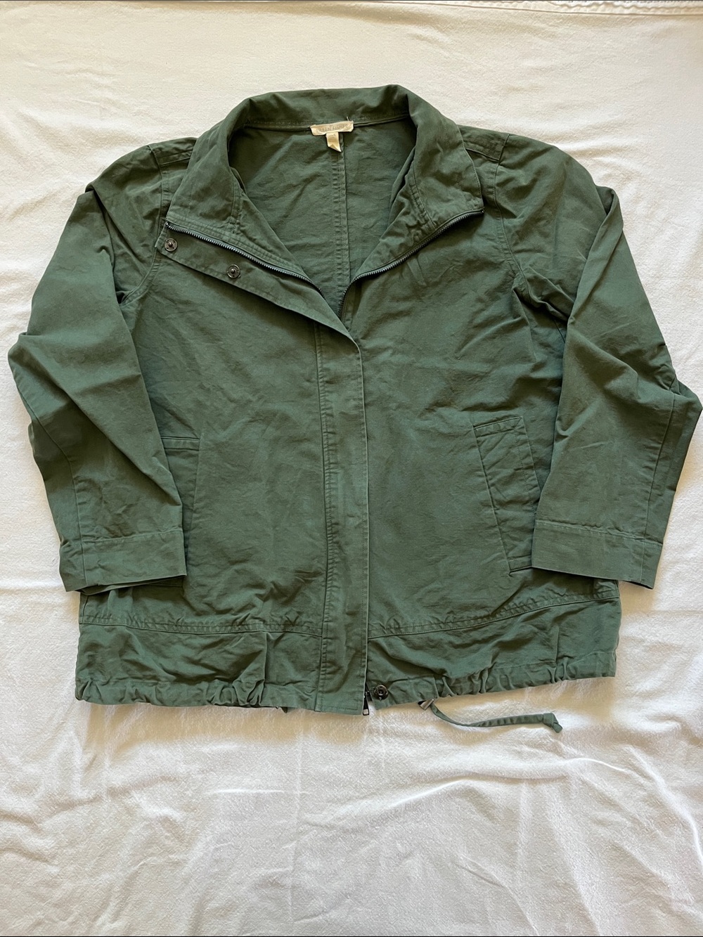 Eileen Fisher Olive Green Utility Jacket